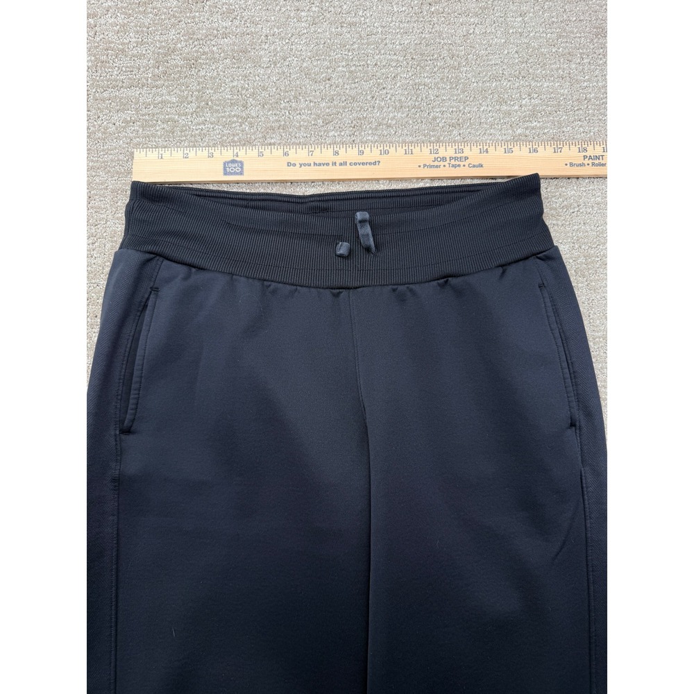 Under Armour Sweatpants Womens Med Black Storm Loose Fit Fleece Wide Leg Active - Picture 8 of 12